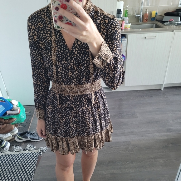 Zara Animal Print Dress, size small - Picture 3 of 10